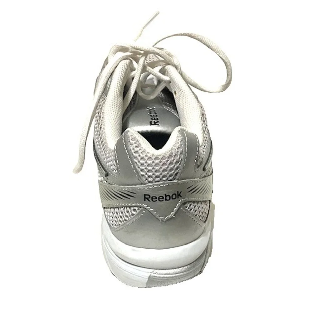 Reebok Men's Pheehan Running Tennis Shoes Silver and Black Size 14 Shoe